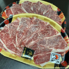 日本「牛匠岩手」A4名牌黑毛和牛牛肩(壽喜燒薄片）